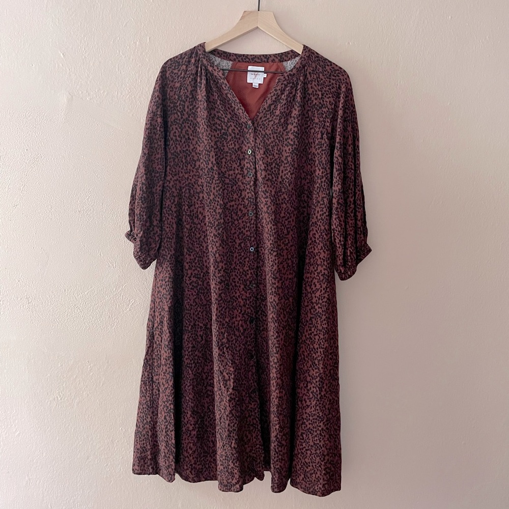Target animal print maternity dress